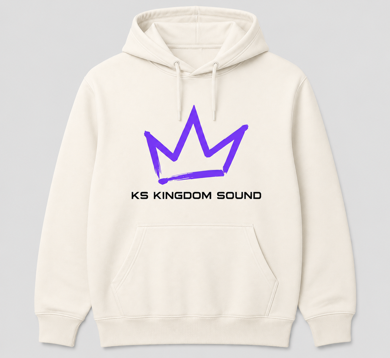 Crown Hoodie — Cream