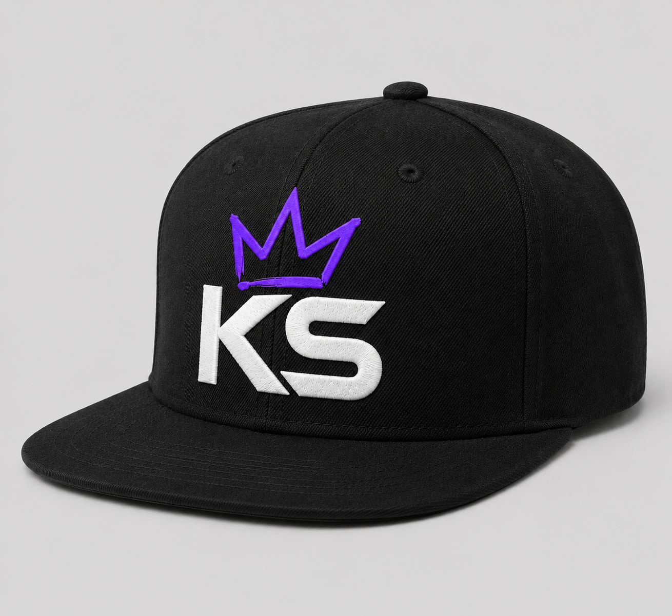 Crown Dad Cap — Black
